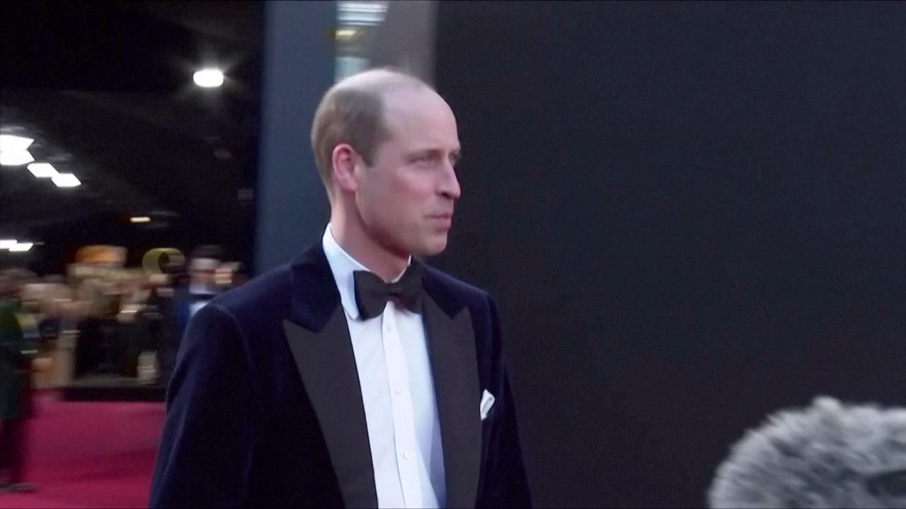 Prince William Attends BAFTA Awards to Meet Lucky Winners