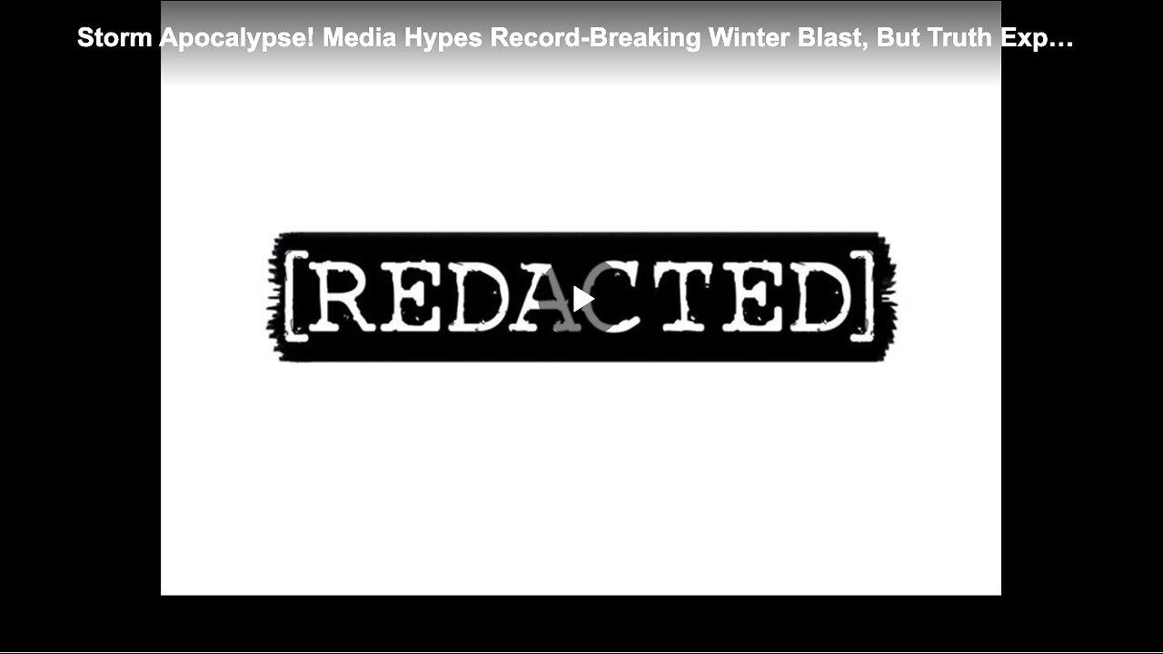 Storm Apocalypse! Media Hypes Record-Breaking Winter Blast