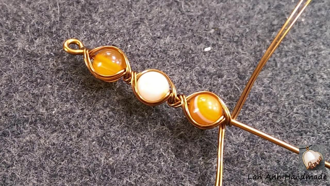 copper wire bracelet - How to make wire jewelry 212