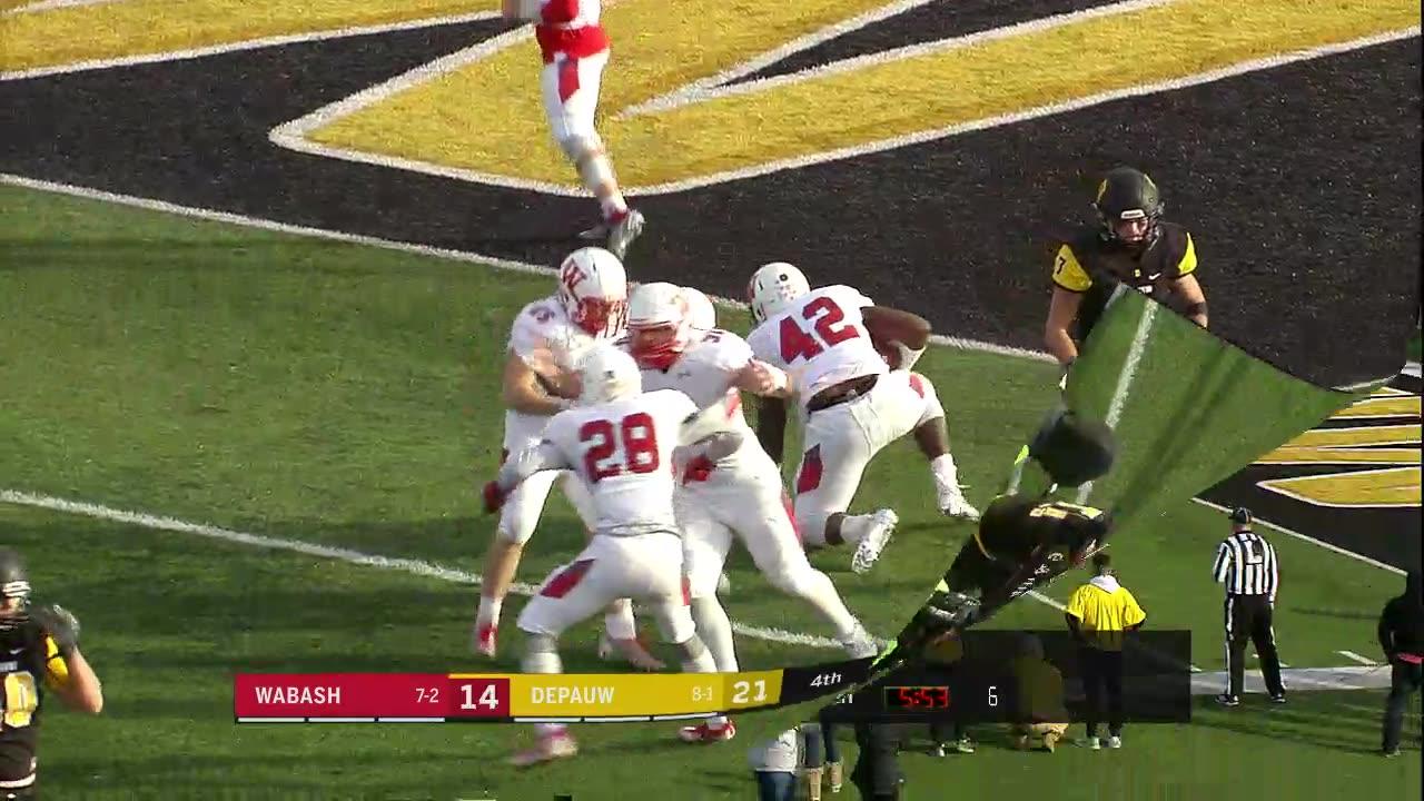 2017 Monon Bell Memory: A Game of Inches Between DePauw and Wabash