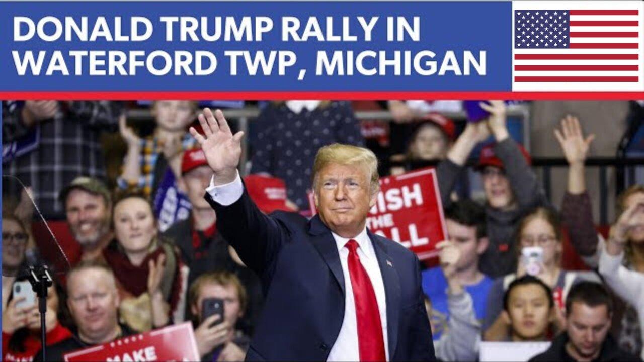 Complete Speech: President Trump Conducts a Rally in Waterford Township, MI - 2/17/24