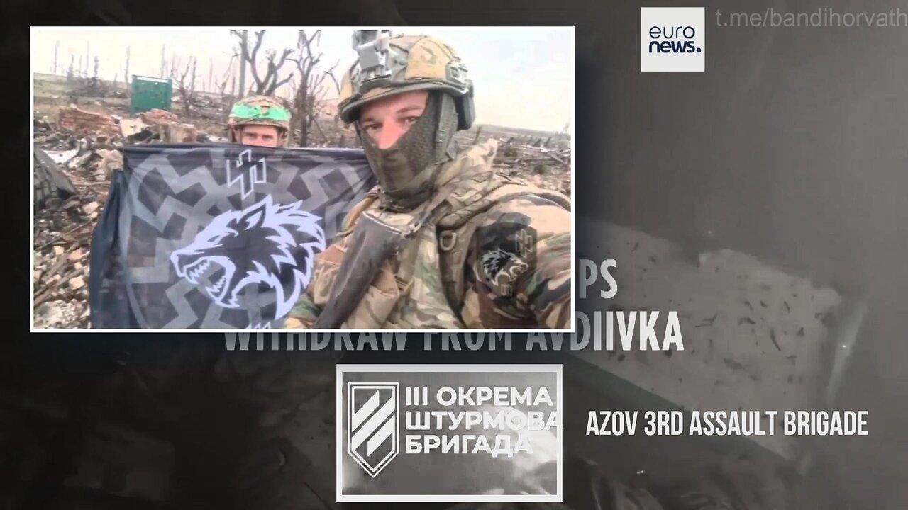 Euronews features Nazi 3rd Assault Azov battalion.