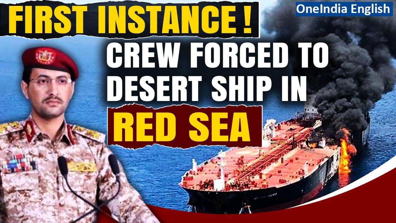 Red Sea: Houthis Compel Crew To Abandon Belize-flagged Ship, First Such Instance in Months| Oneindia