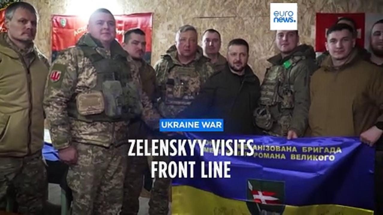 Ukraine war: Russian disinformation operations, Zelenskyy visits frontline, Canada sends drones