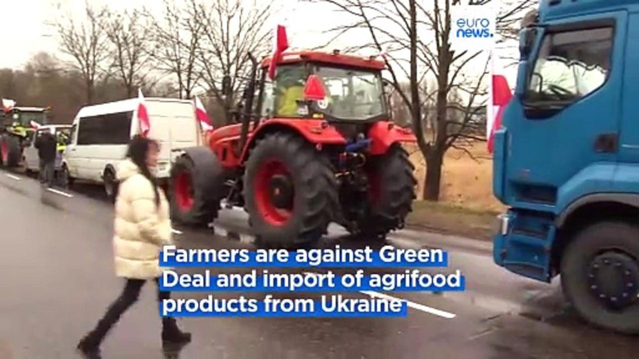 Polish farmers block Ukraine's border as protests intensify against non-EU imports