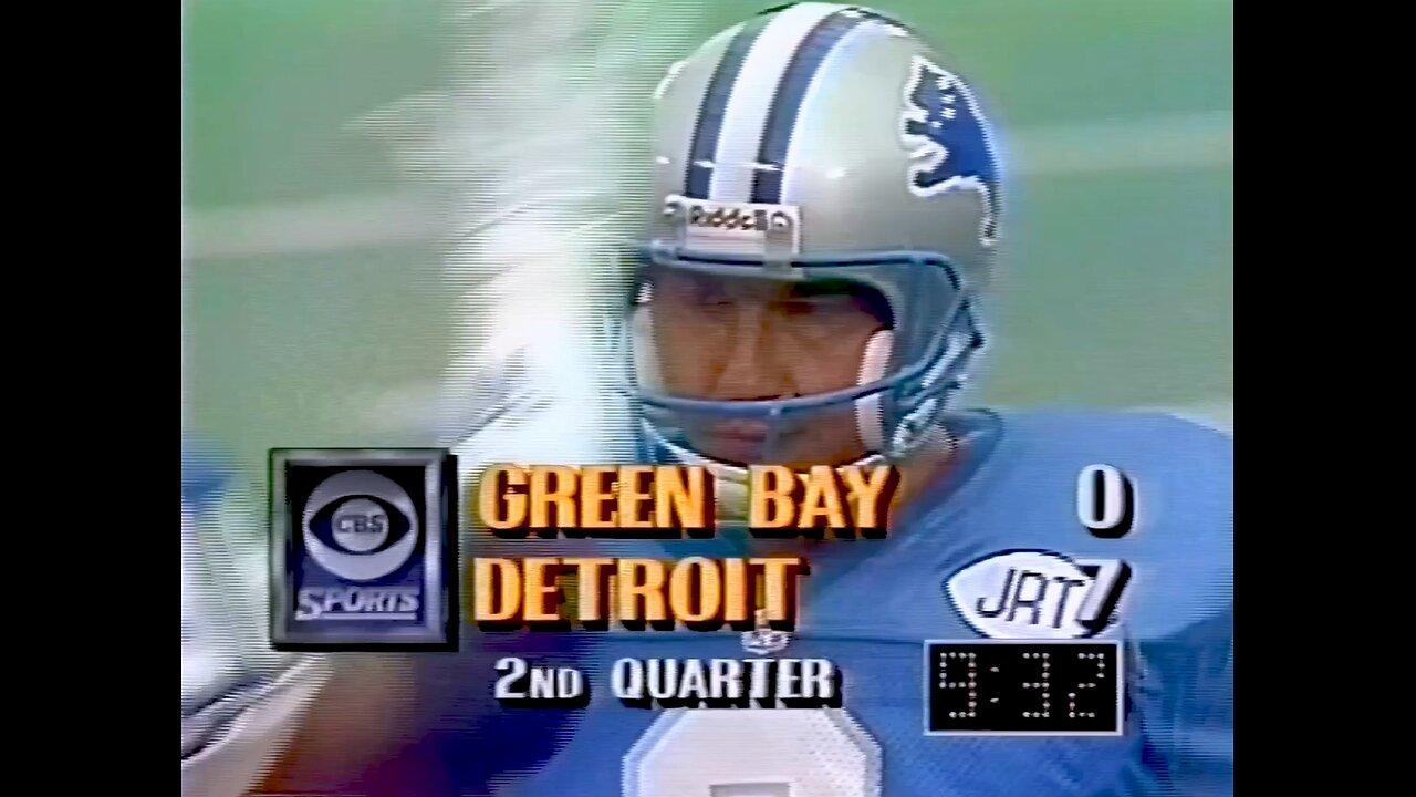 1991 Green Bay Packers at Detroit Lions (Part 2 of 2)