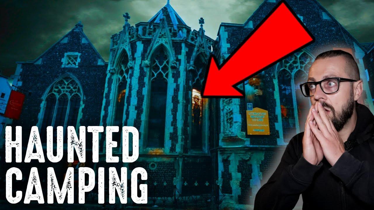 (THIS WAS A BAD IDEA) CAMPING IN THE WORLDS MOST HAUNTED ABANDONED MANSION - REAL PARANORMAL