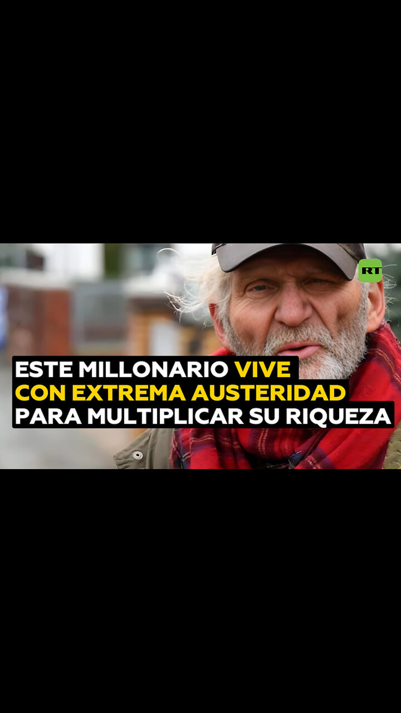Hombre millonario vive gastando 5 euros al mes en comida