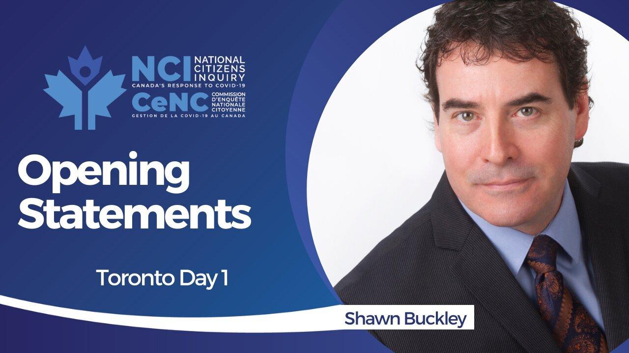 Opening Statement | Day 1 Toronto | National Citizens Inquiry