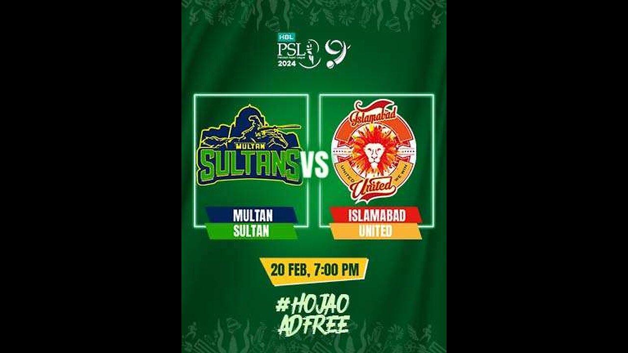 2nd Innings Powerplay _ Multan Sultans vs Islamabad United _ Match 5 _ HBL PSL 9