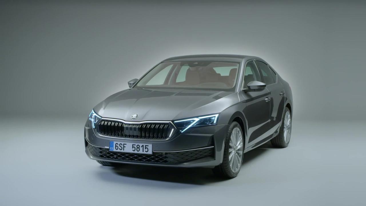 The new Skoda Octavia Design Preview in Graphite Grey