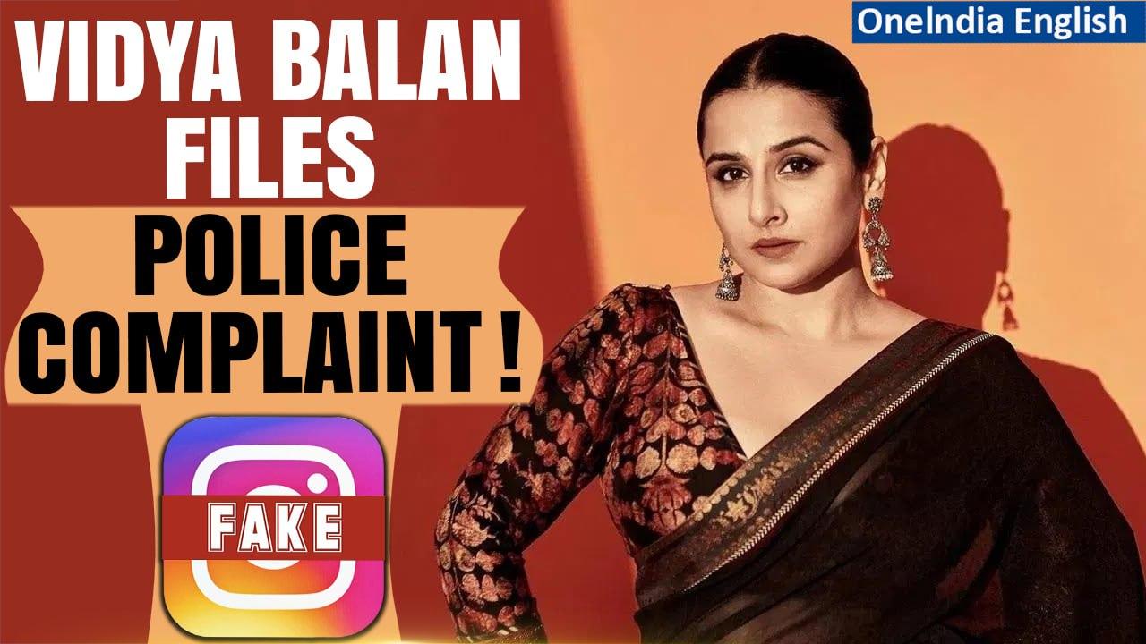 Vidya Balan Files Police Complaint Against Fake Instagram Account | Oneindia News