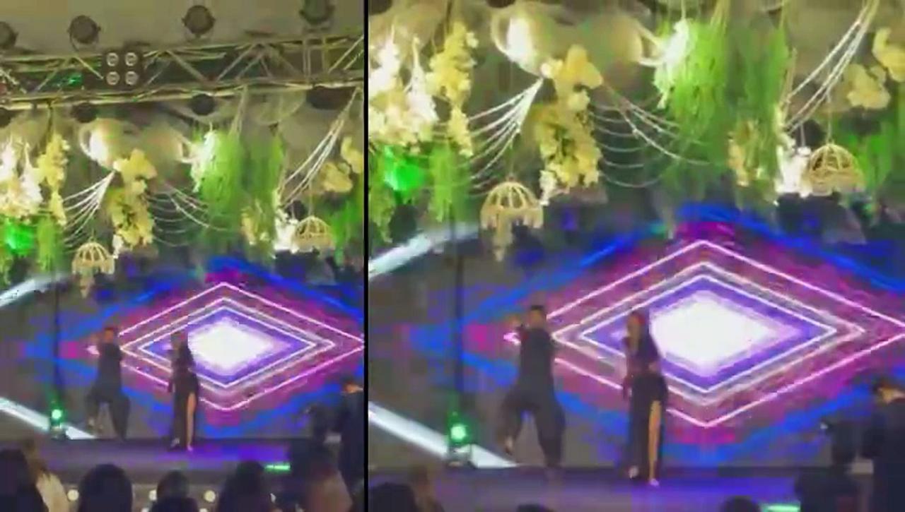 Shilpa Shetty-Raj Kundra ignite stage during sangeet performance at Rakul-Jackky Wedding