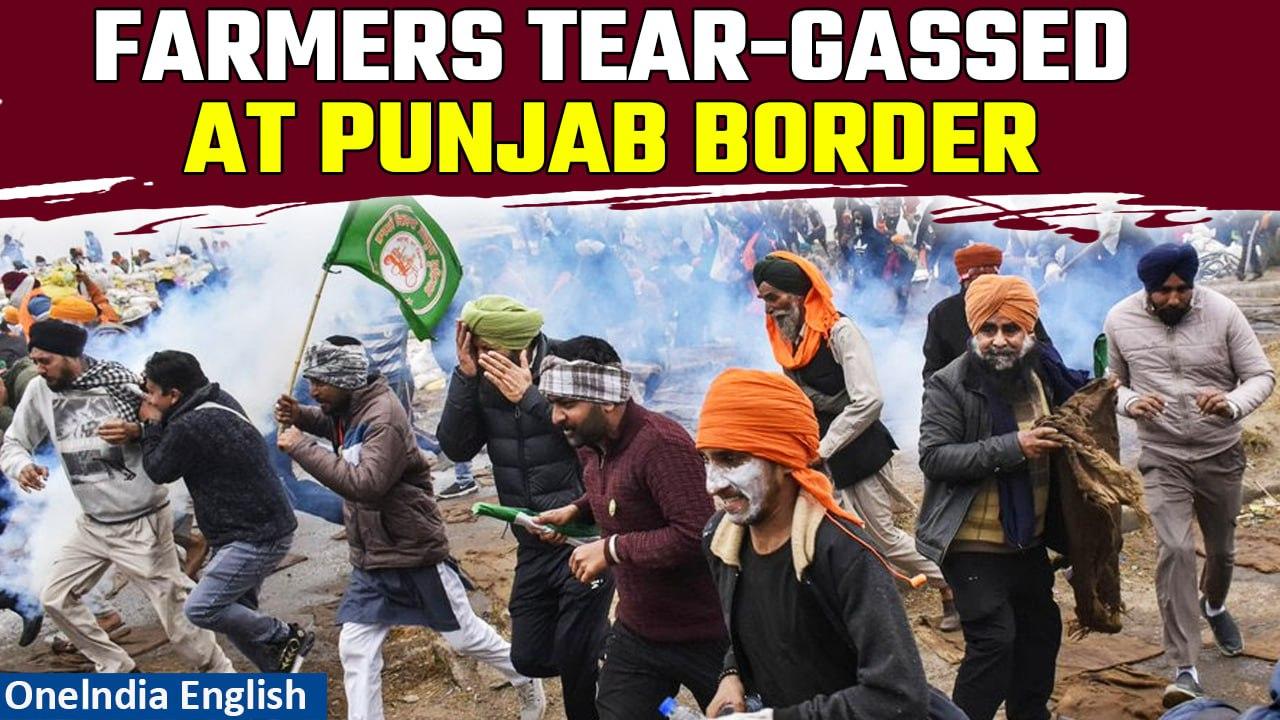 Farmers’ Delhi Chalo March: Tear gas used at Punjab-Haryana border; Centre calls for talks |Oneindia