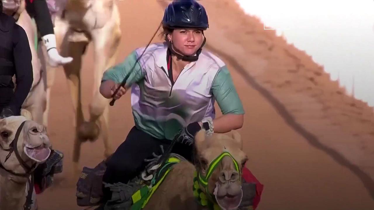 Watch: French rider gallops to victory in Riyadh's richest Ladies Camel Race