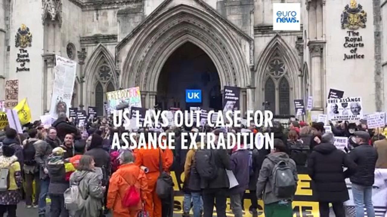 US argues Assange endangered lives, pushes for extradition in UK court
