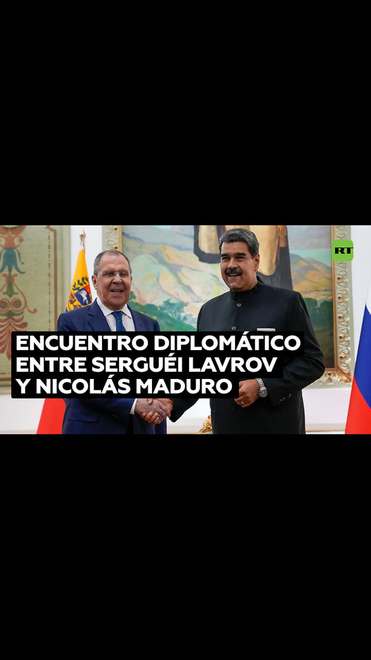 Serguéi Lavrov se reúne con Nicolás Maduro en Caracas