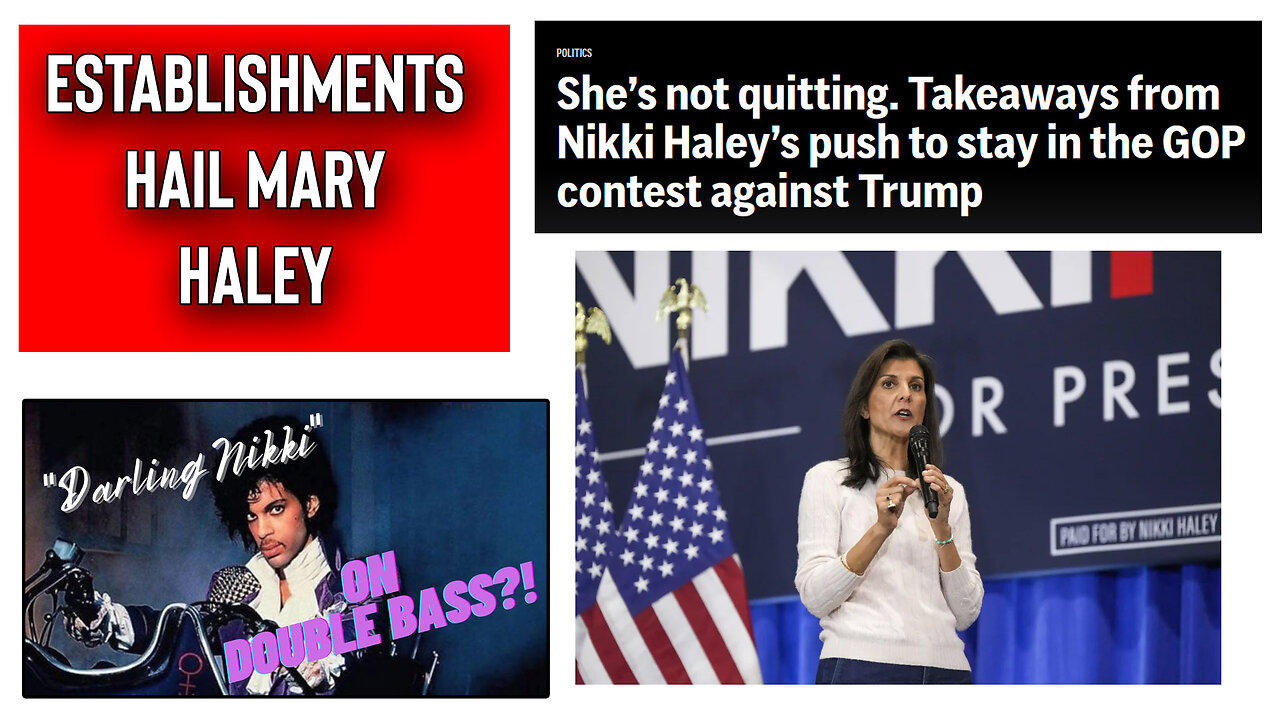 Establishment Asset Nikki Haley Staying In The Race To Troll MAGA