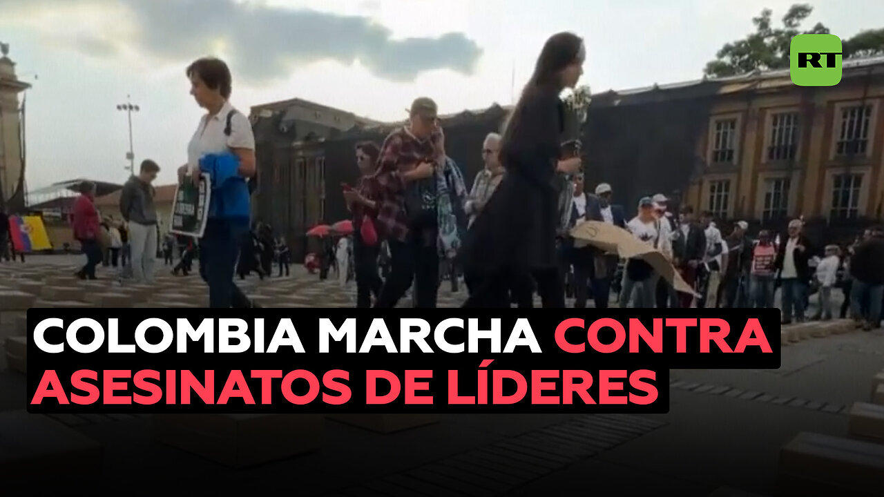 En Colombia se realizan marchas contra los asesinatos de líderes sociales y firmantes de paz