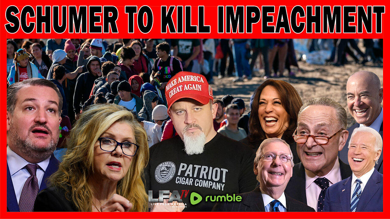 Schumer To Kill Impeachment | AMERICA FIRST LIVE 2.21.24 3pm EST