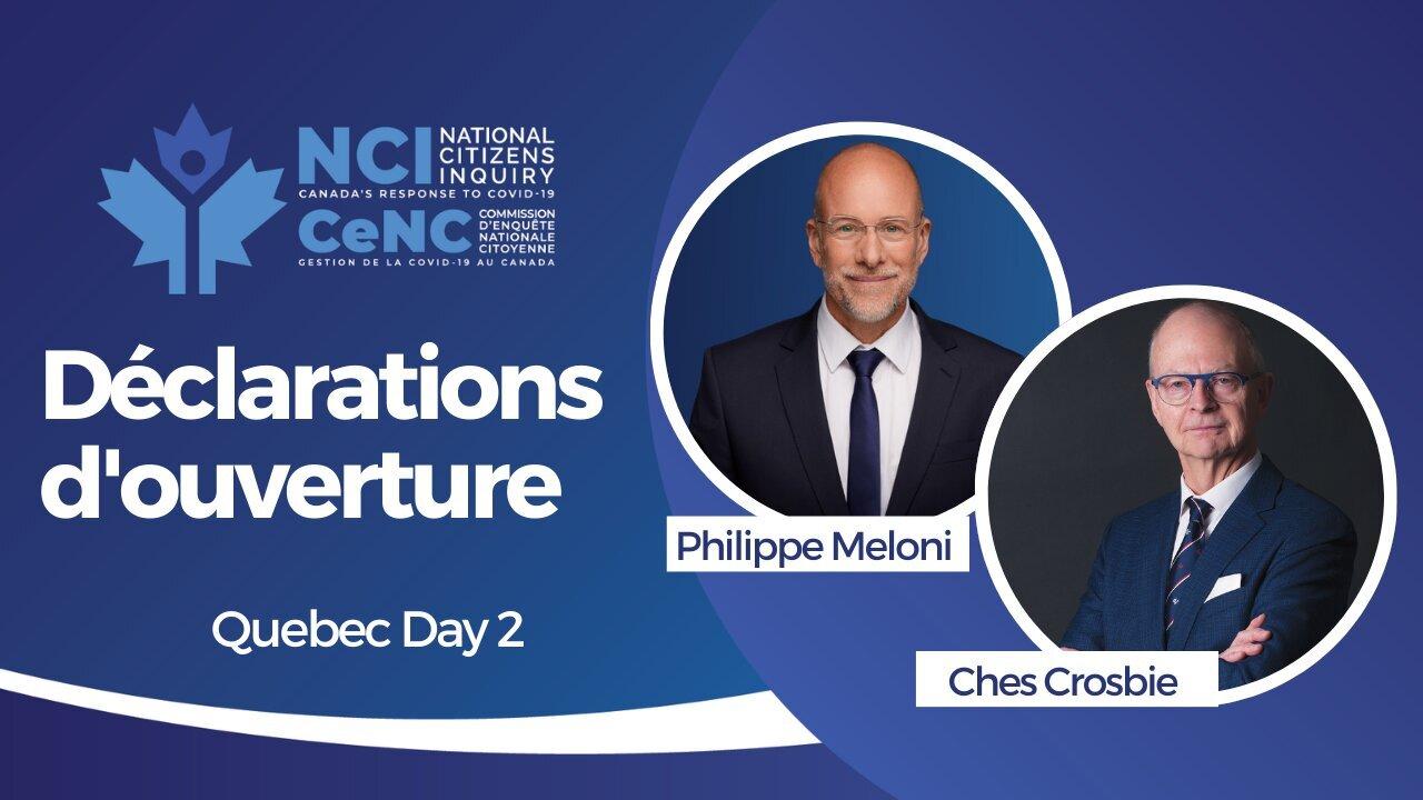 Philippe Meloni, Ches Crosbie - Quebec City, Quebec - Day 2 Opening Statements - May 12, 2023