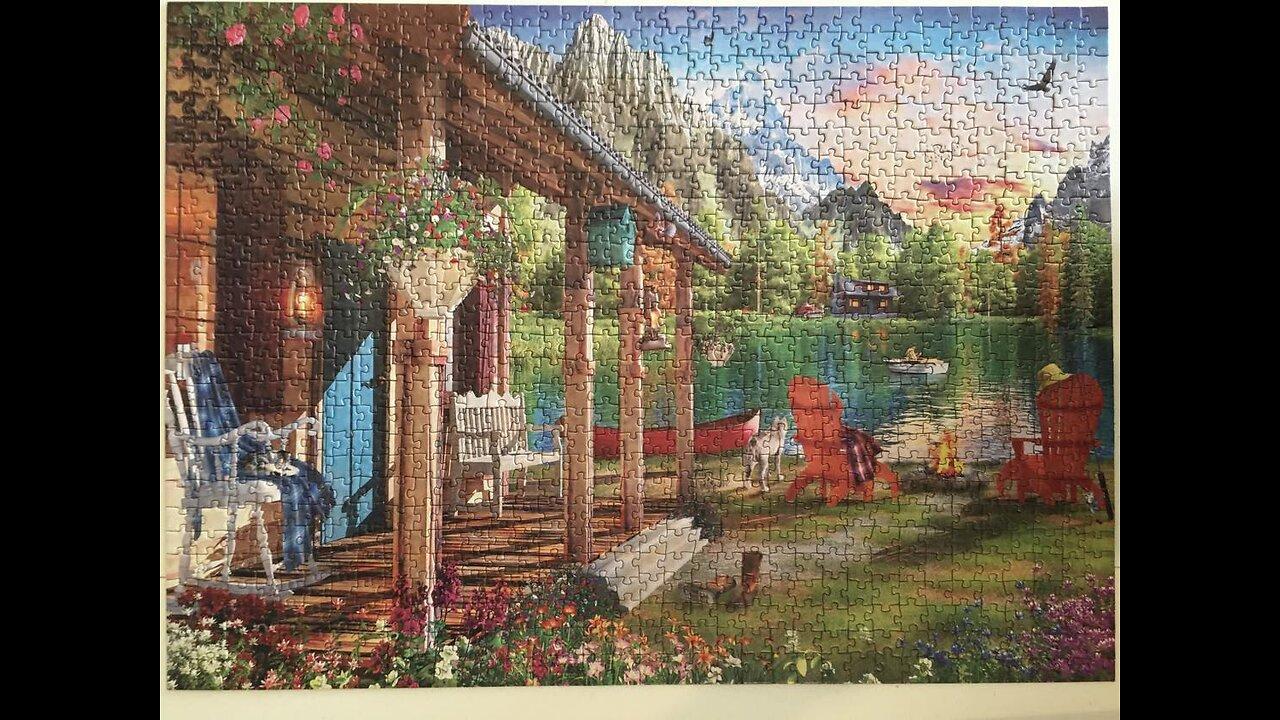 Evening on the Lake - Time Away - Masterpieces Jigsaw Puzzle (1000 pieces)
