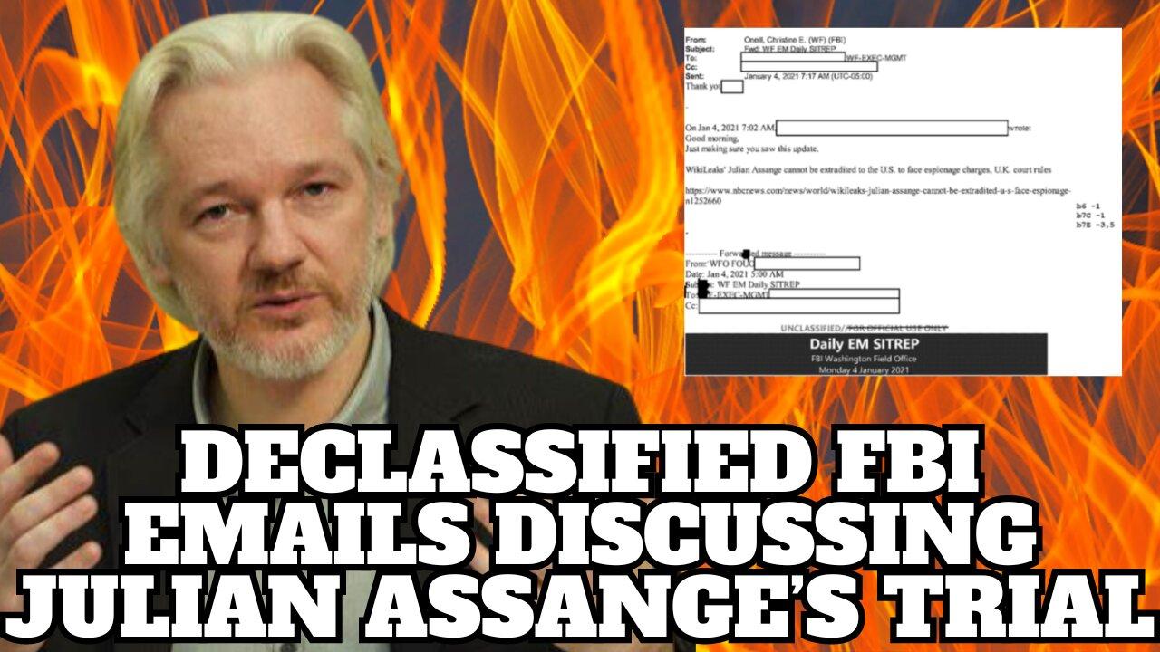 Declassified J6 FBI Emails Reveal Private Emails of Top FBI Agents Discussing Julian Assange’s Trial