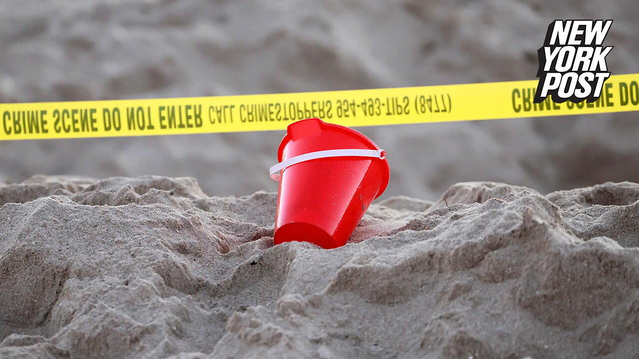 Young girl dies after sand hole she was digging with little boy collapses on Florida beach as rescuers try to save them, distres