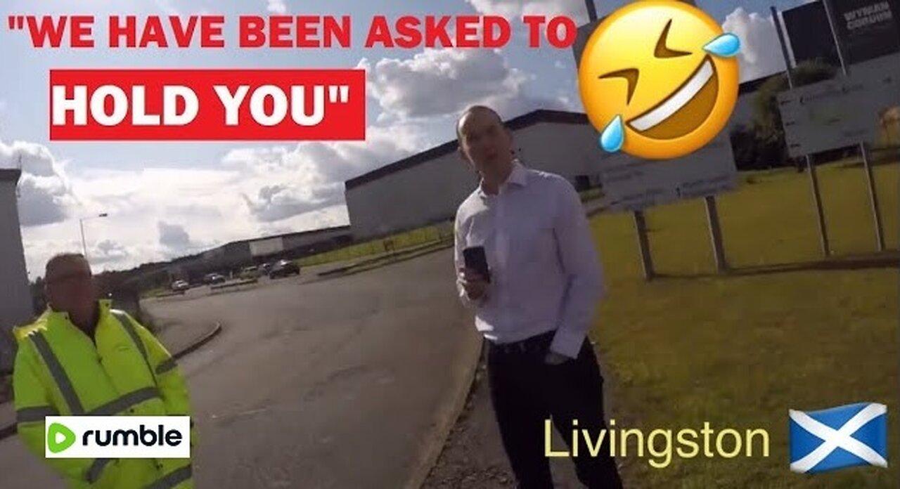 “WE HAVE BEEN ASKED TO HOLD YOU” 🤣 #drone #audits #pinac #livingston #scottishdrone