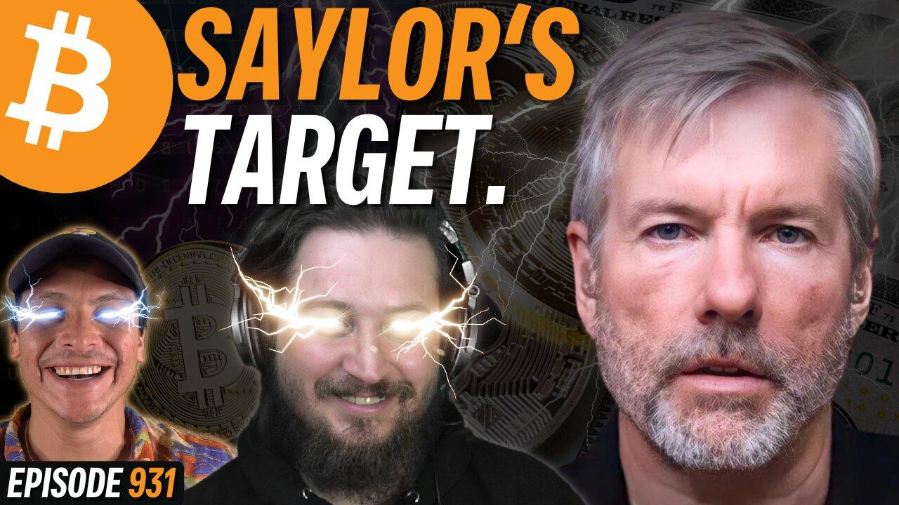 Saylor Reveals at What Price He Would SELL BITCOIN | EP 931