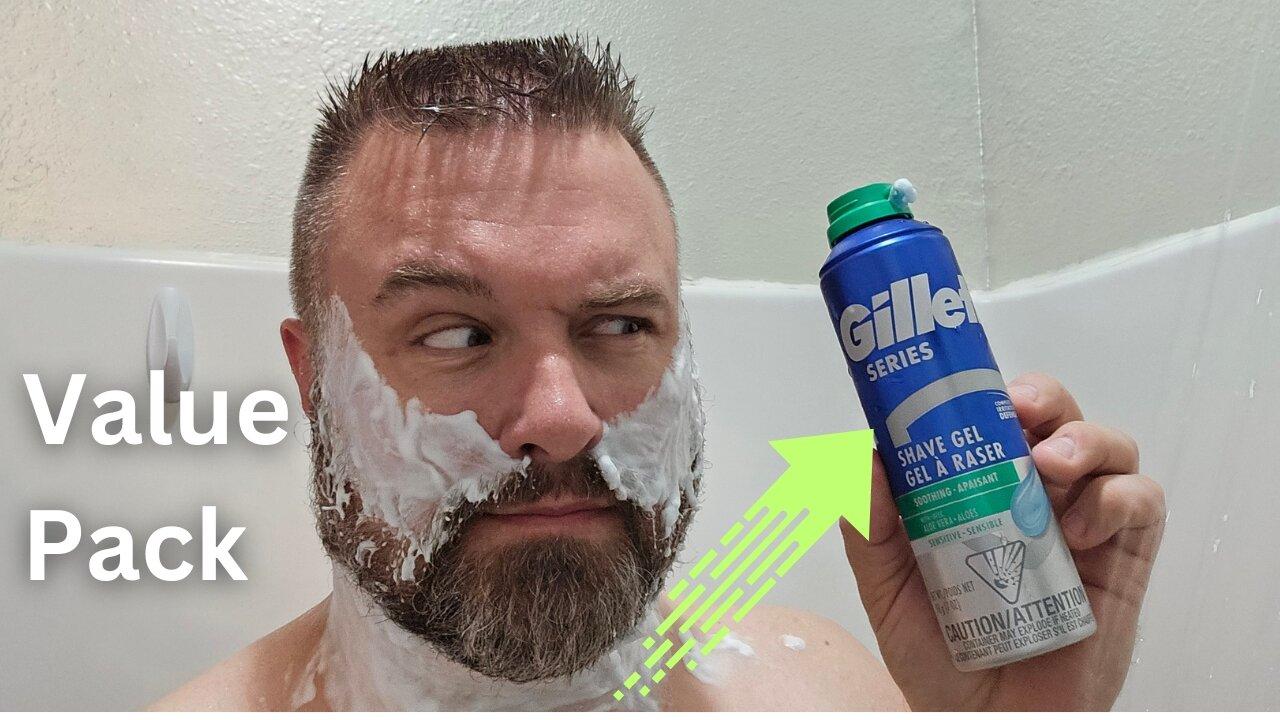 Gillette Review: Series 3X Action Shave Gel, Sensitive Twin Pack