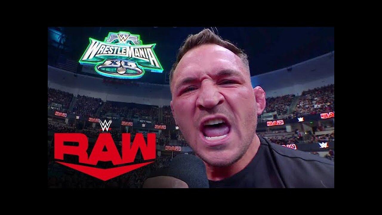 UFC star Michael Chandler calls out Conor McGregor at Raw!: Raw highlights, Feb. 19, 2024