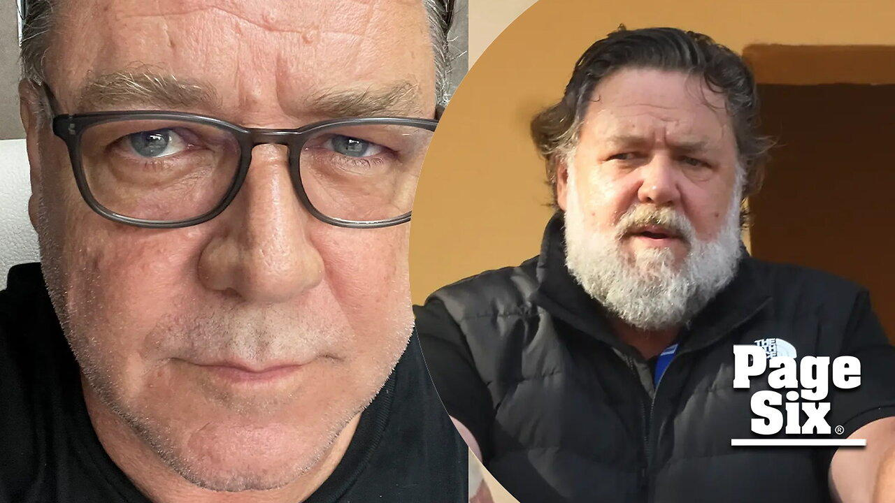 Russell Crowe unveils fresh-faced look after shaving off beard: 'First shave since 2019'