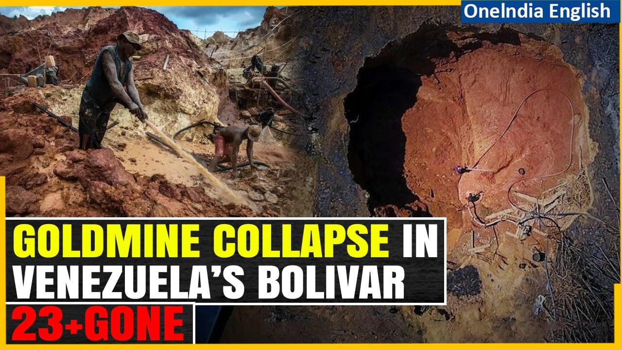 Venezuela's Bolivar State Mourns as 23 Perish in Open-Pit Gold Mine Collapse | Oneindia News