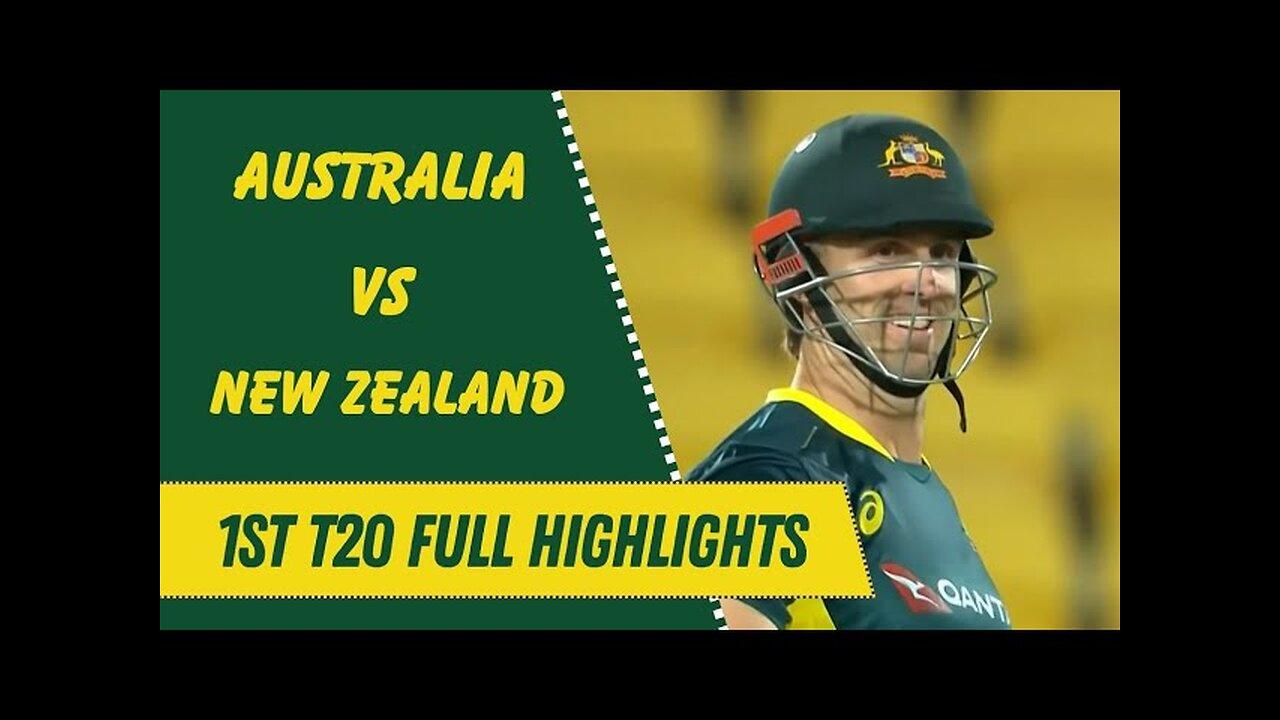 Australia Vs New Zealand 1st T20 Highlights 2024