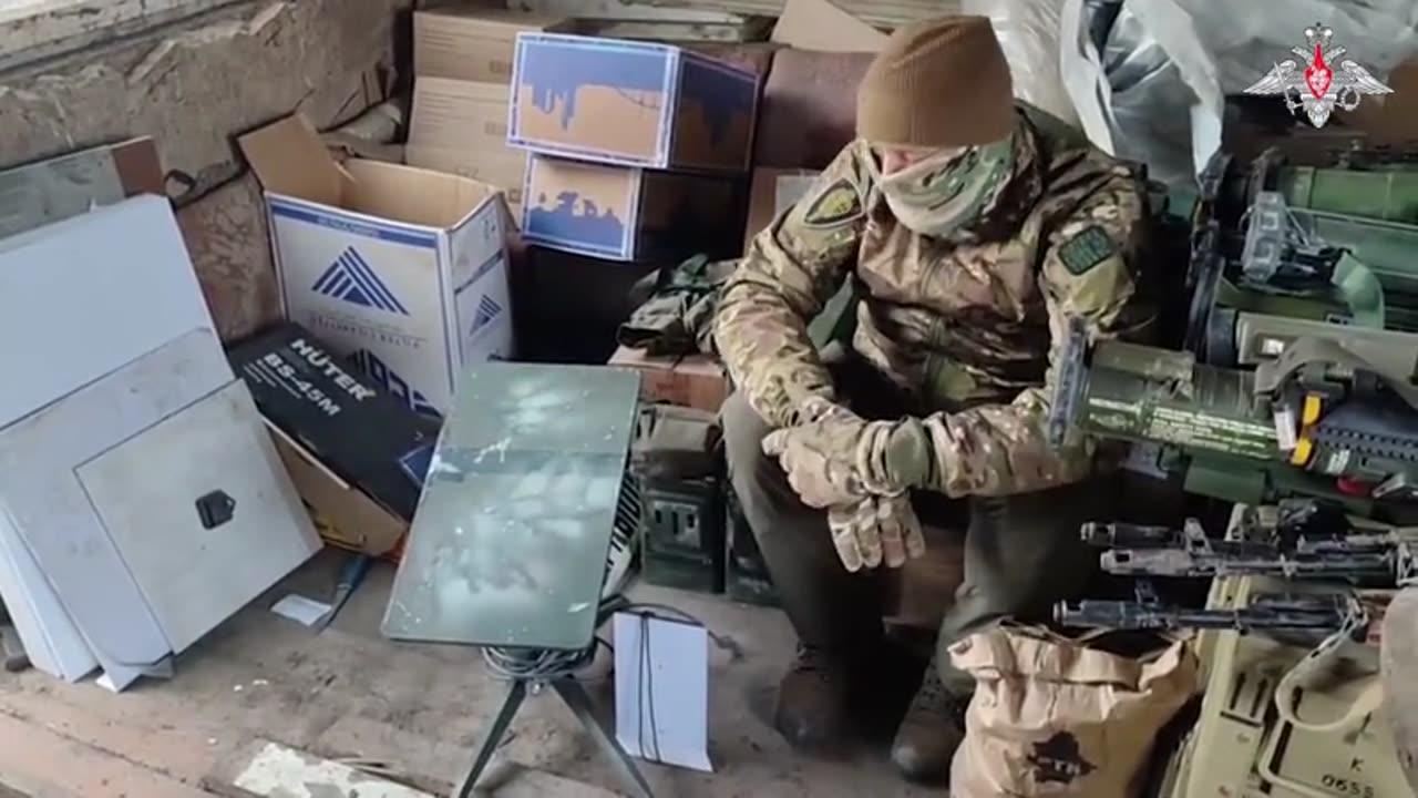 Russians showed trophies captured on one of the Ukrainian Armed Forces’ support units in Avdeevka