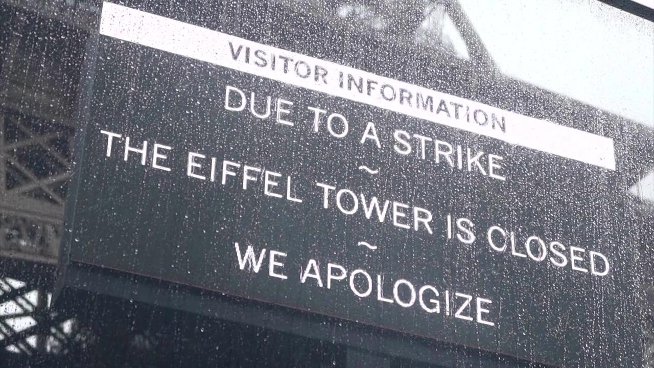 Eiffel Tower shuts for fourth day due to strike