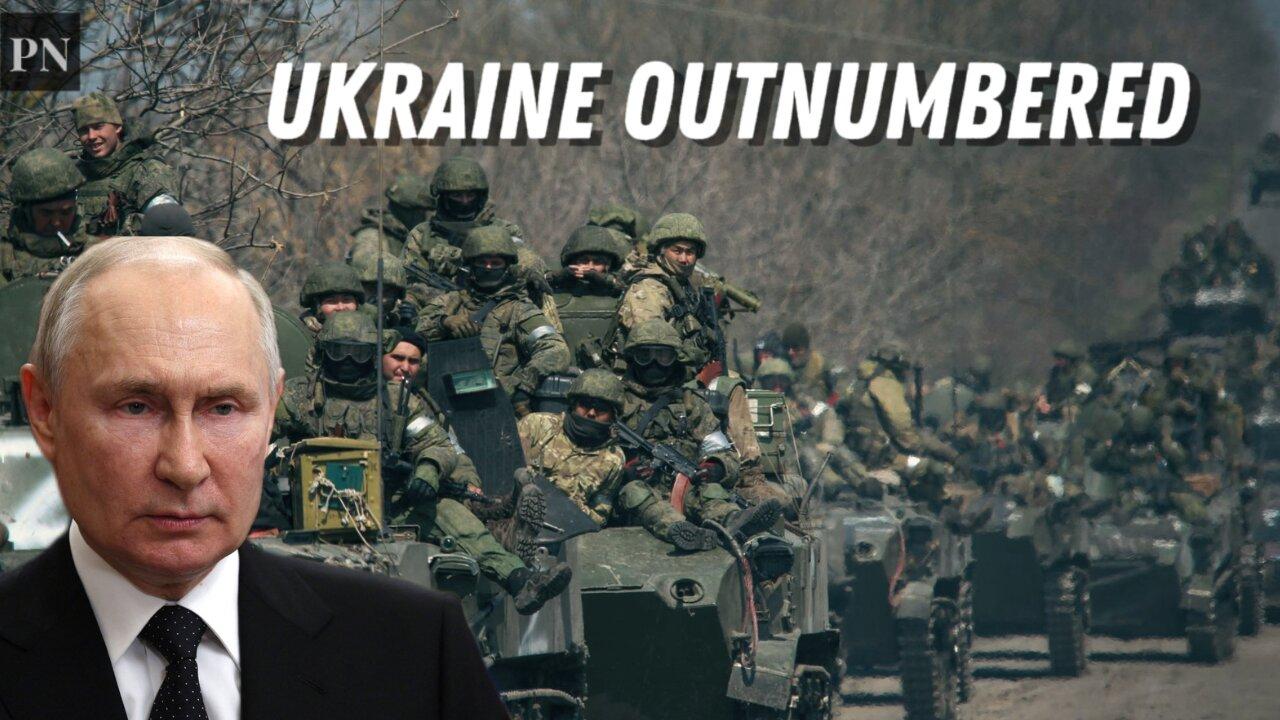 Ukraine outnumbered and outgunned by relentless Russia