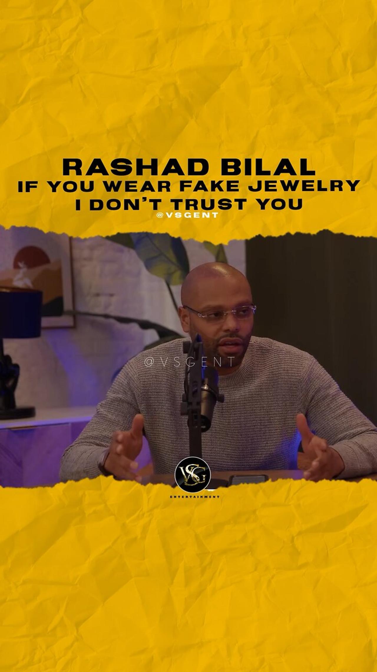rashadbilal If you wear fake jewelry I don’t One News Page VIDEO