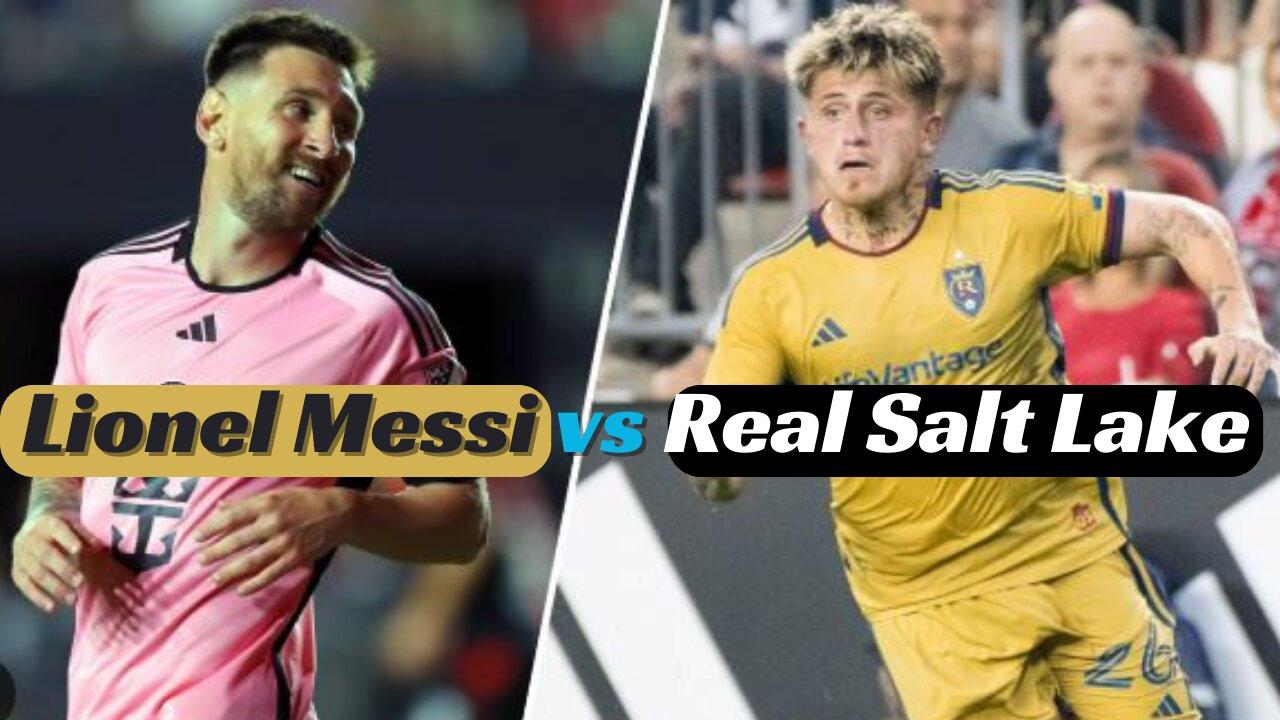 Lionel Messi vs Real Salt Lake 🔥 Football Cricket Highlights