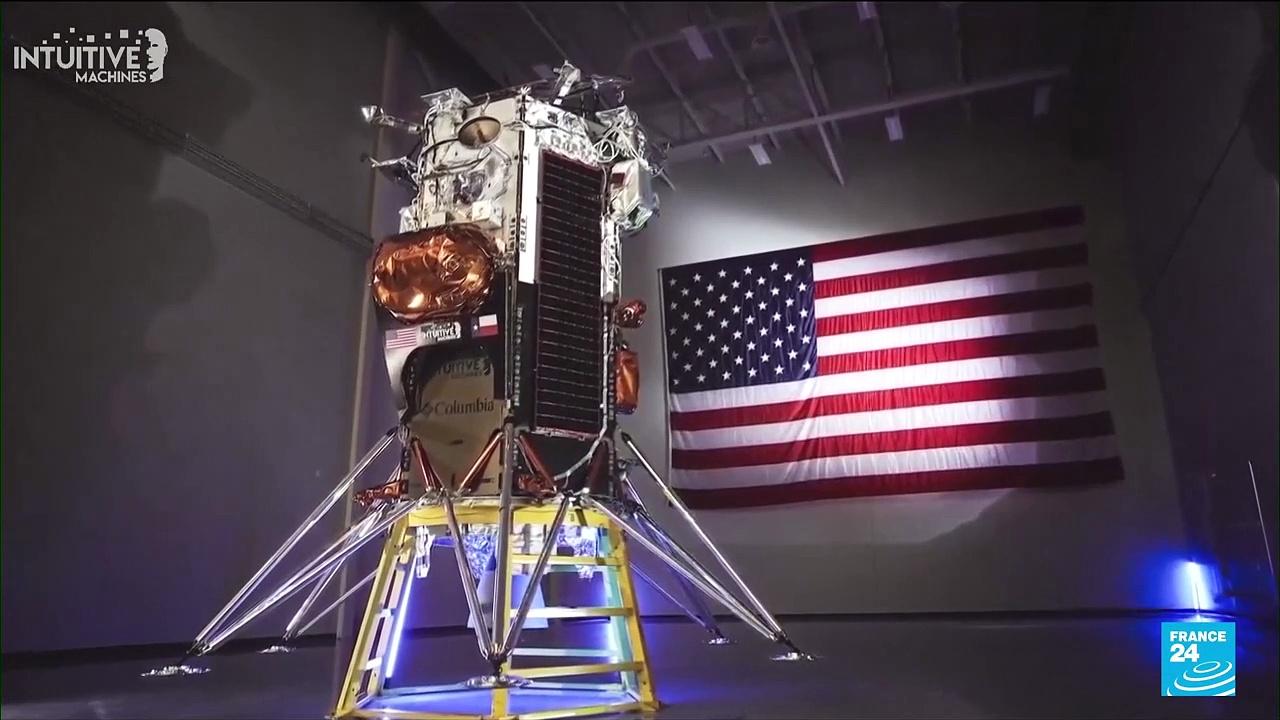 Private spacecraft completes first US moon landing in more than 50 years