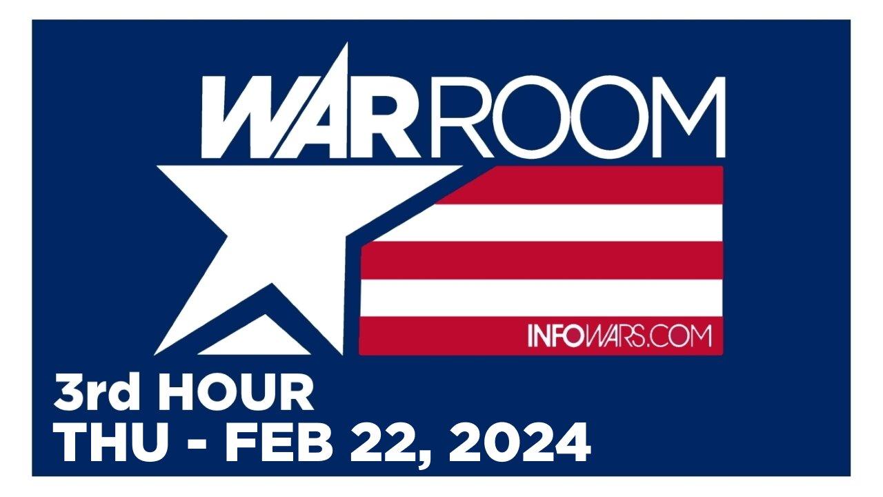 WAR ROOM [3 of 3] Thursday 2/22/24 • DR SHANNON KRONER: I'M UNVACCINATED AND THAT'S OK! • Infowars