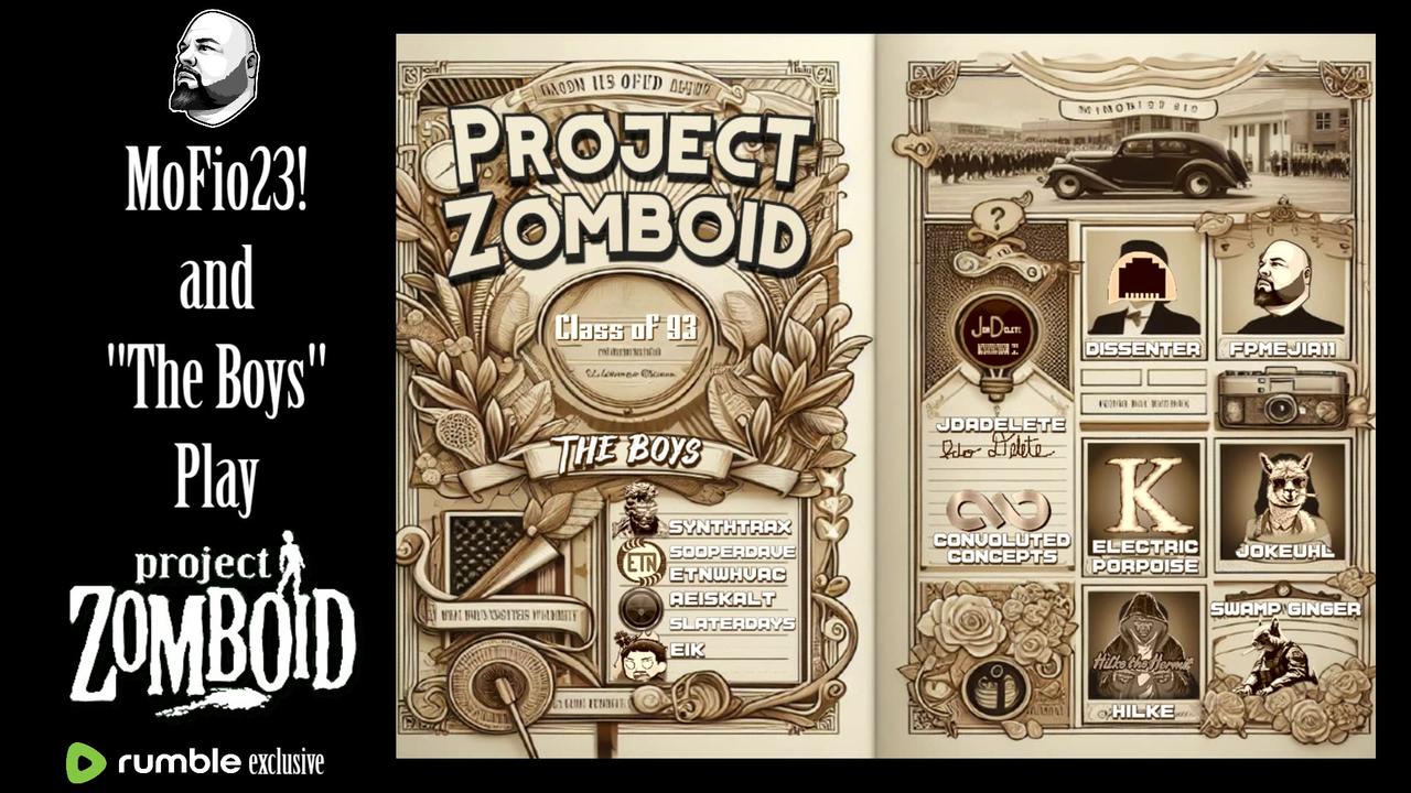 Project Zomboid with "The Boys": LIVE - Episode #7 [The Commencement]