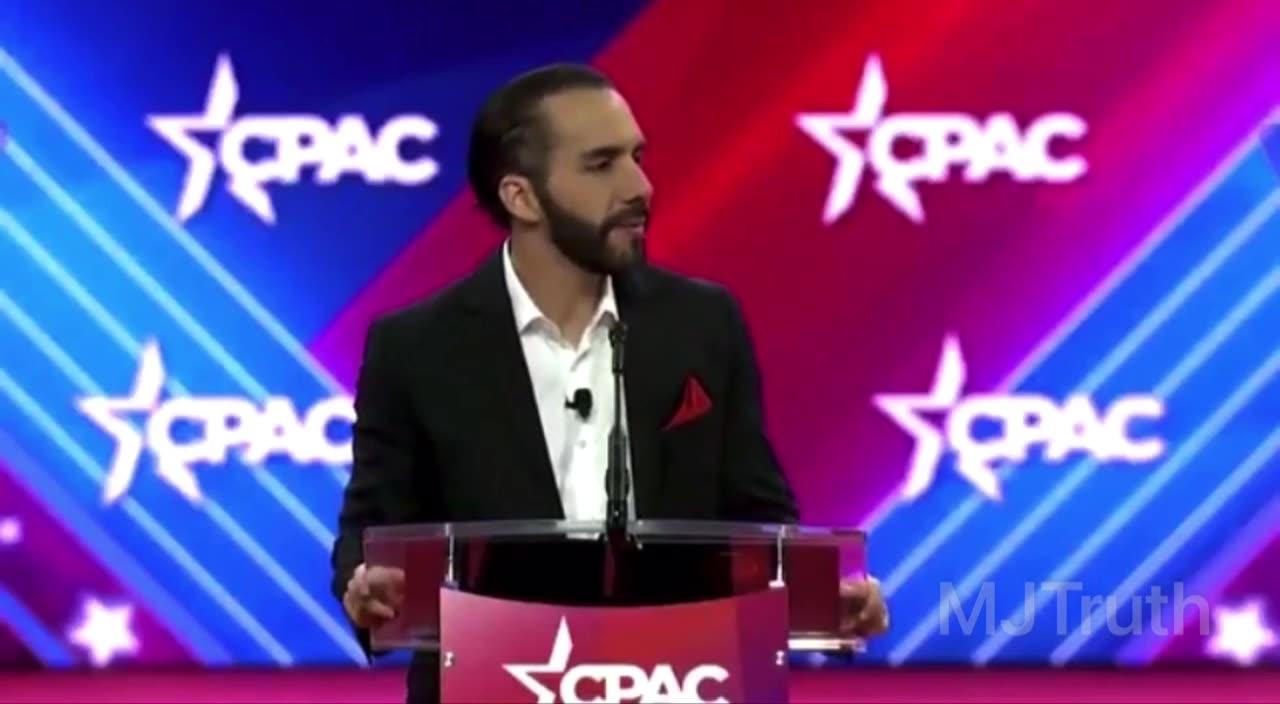 President Bukele Calls Out George Soros at CPAC!