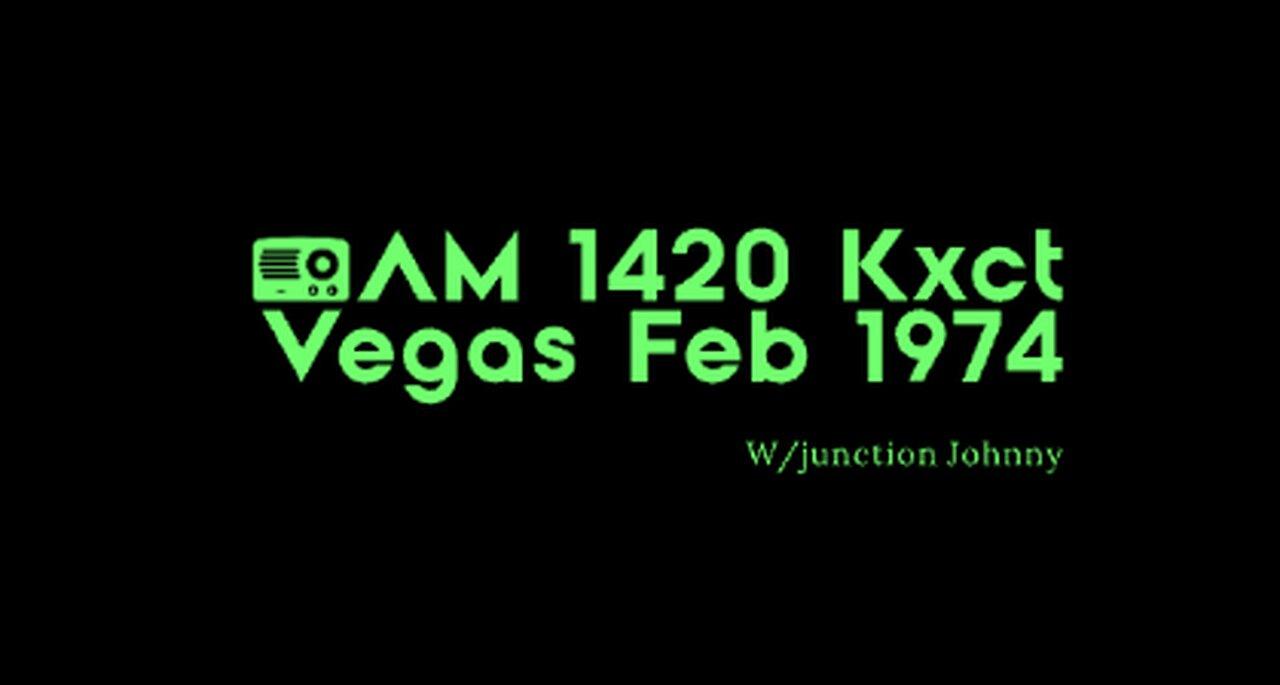 Am 1420 kxct Vegas only rock station Feb 1974