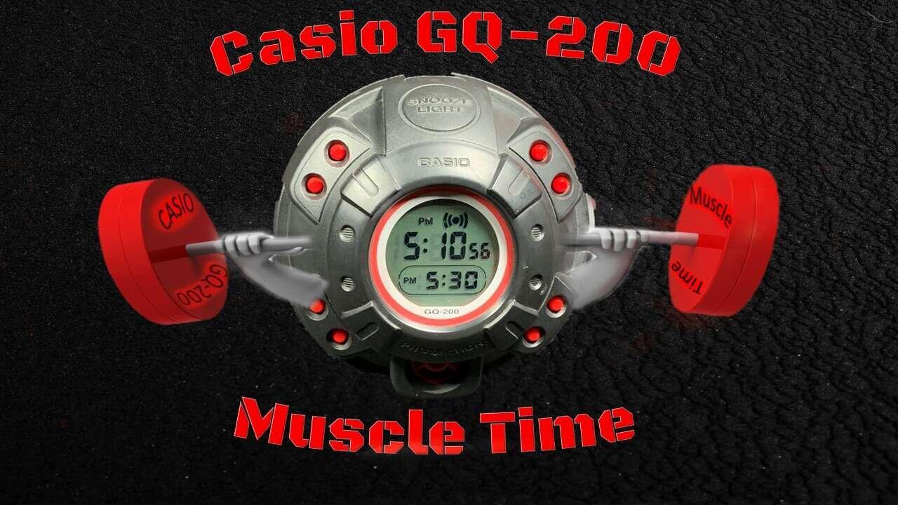 Casio GQ-200 G-Shock Inspired Alarm Clock