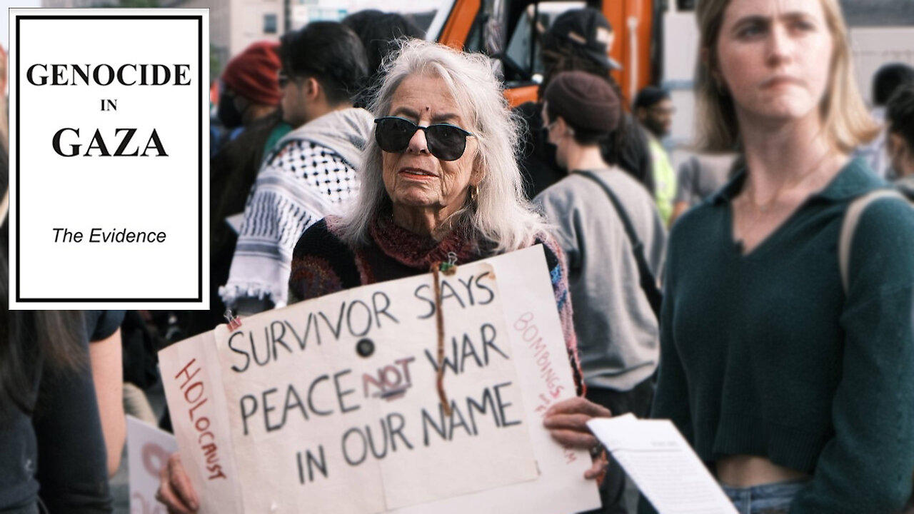 Holocaust survivor condemns Israel's aggression