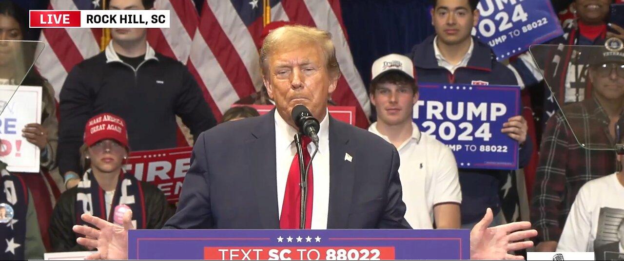President Donald Trump Rock Hill, South Carolina Rally 02/23/24
