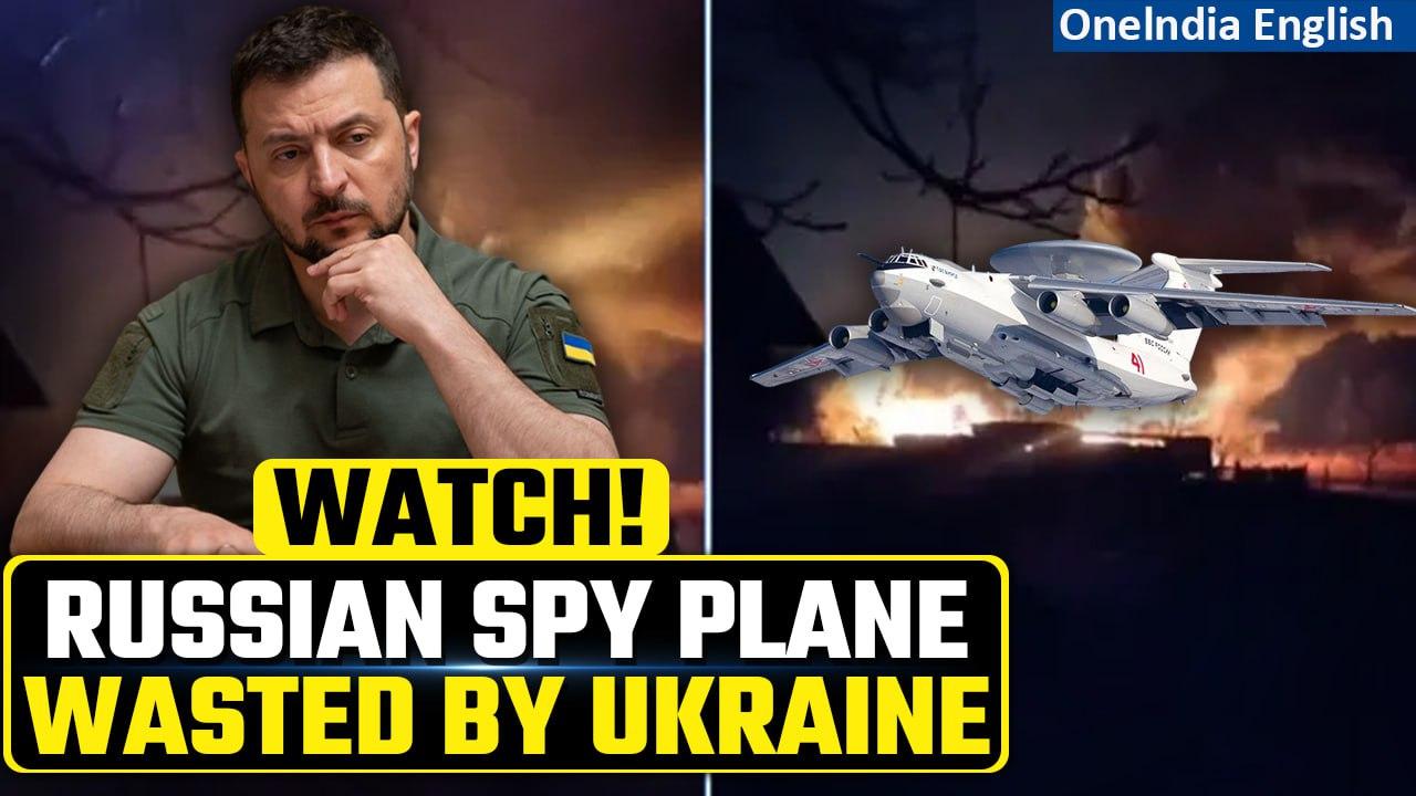 Russia’s ‘Valuable’ Spy Plane Shot Down by Ukraine, Second Attack in Two Months | Oneindia News
