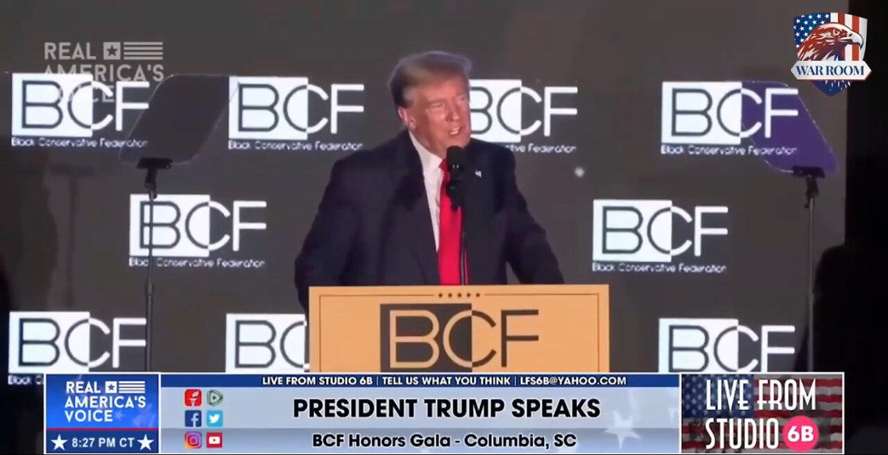 Trump at the Black Conservative Federation Gala in S.C. - 2/23/24